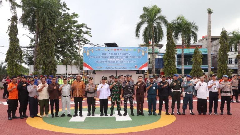 Kapolres Karimun Kerahkan 229 Personelkan Amankan Arus Mudik dan Arus Balik Lebaran Idul Fitri, Gelar Apel Operasi Ketupat Seligi 2026