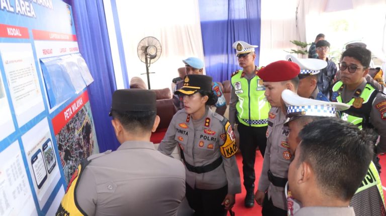 Kapolres Karimun Cek Pos Pengamanan Operasi Ketupat Seligi 2026
